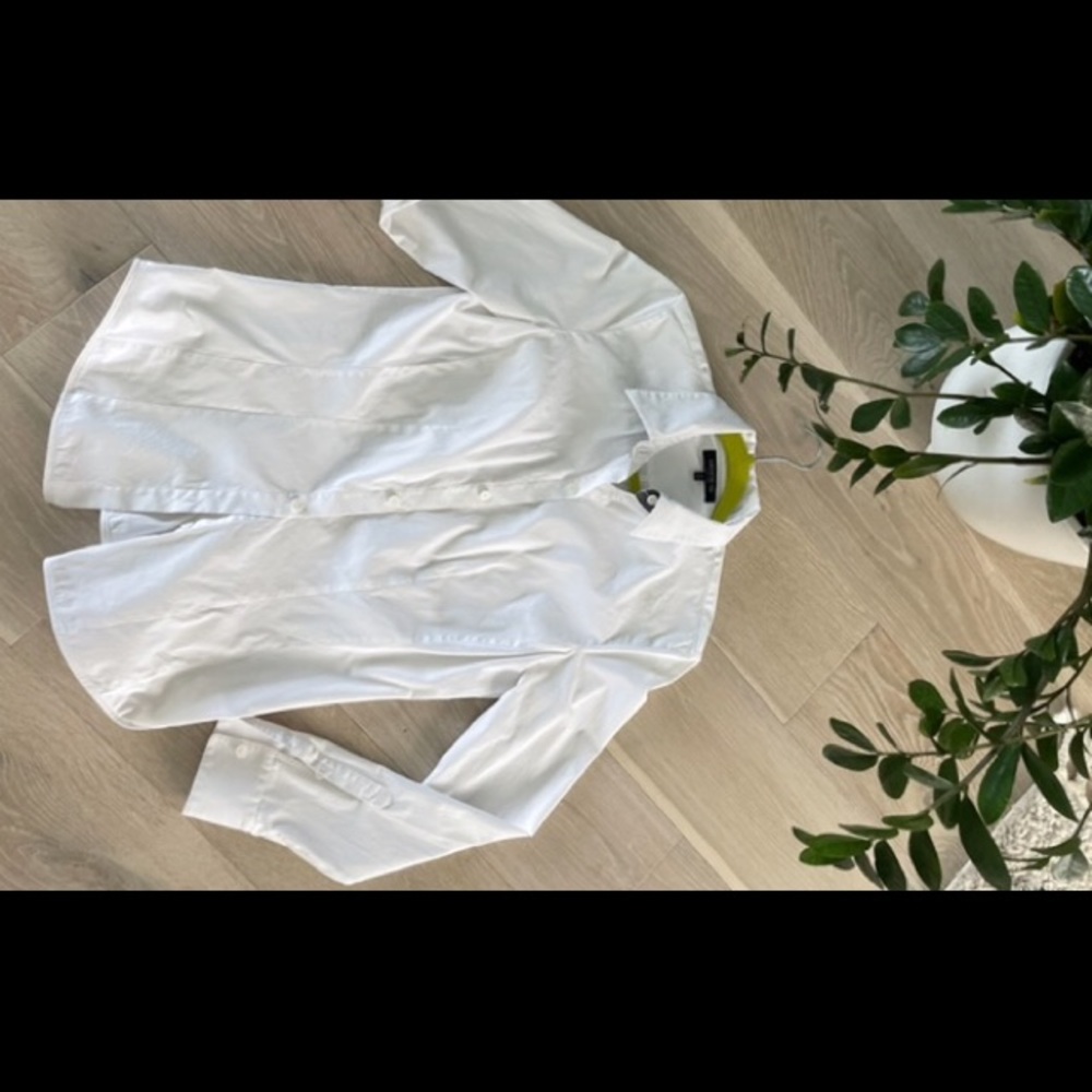 Lafayette 148 New York Dress Shirt US4, White
